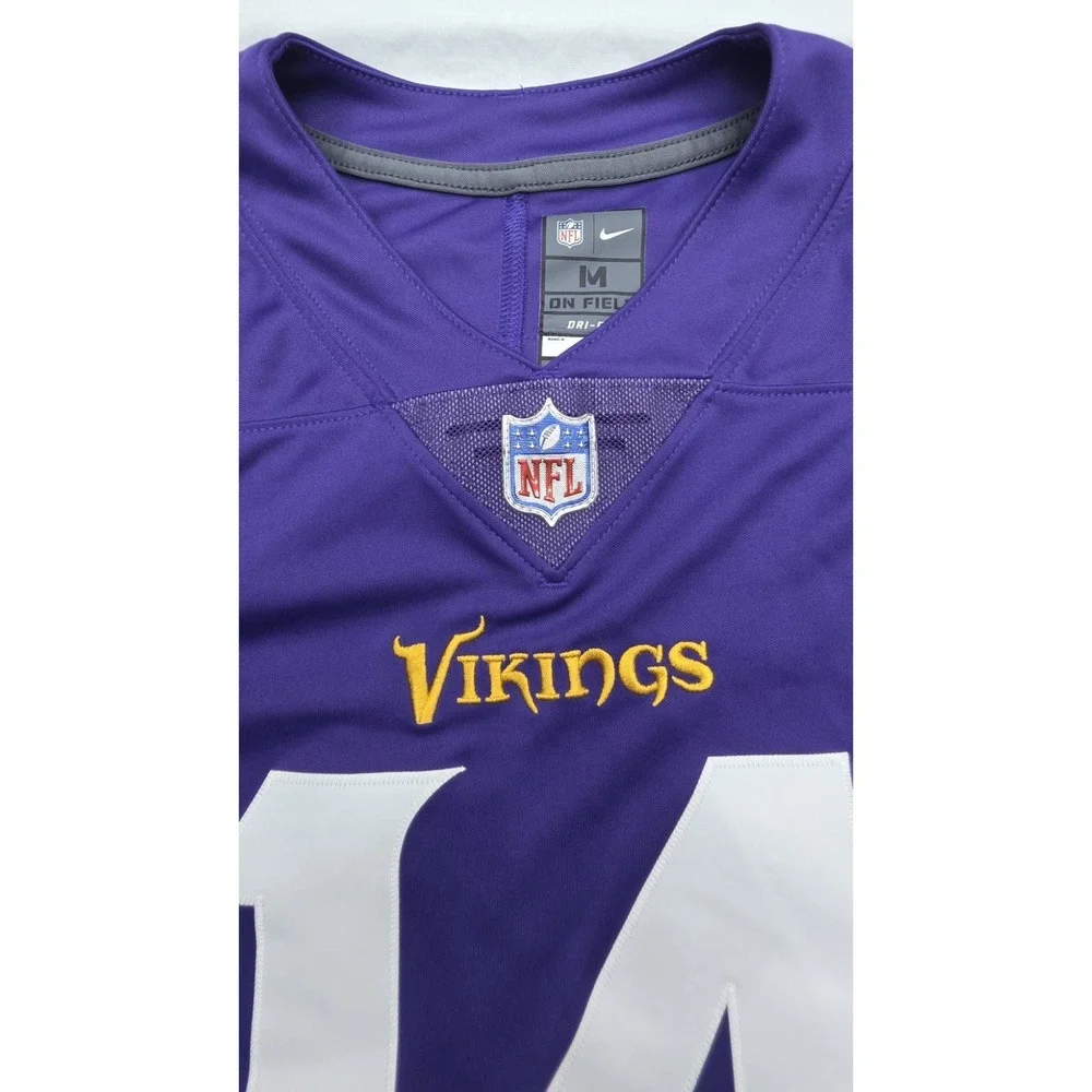 Nike On-Field Dri-Fit Minnesota Vikings Stefon Diggs Stitched NFL Purple Jersey